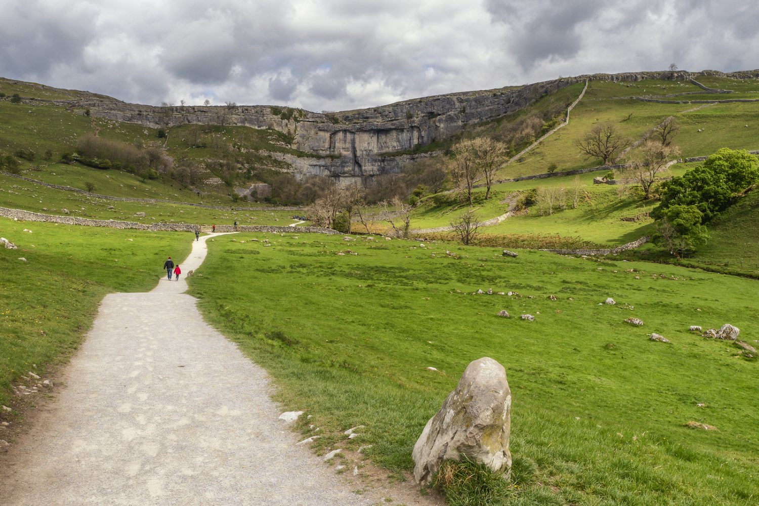 Walking The Dales High In The Yorkshire Dales Way From Malham To